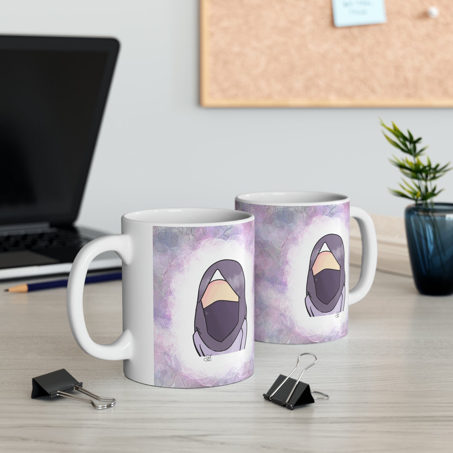 Ruqayyah Ceramic Glossy Double-Sided Mug