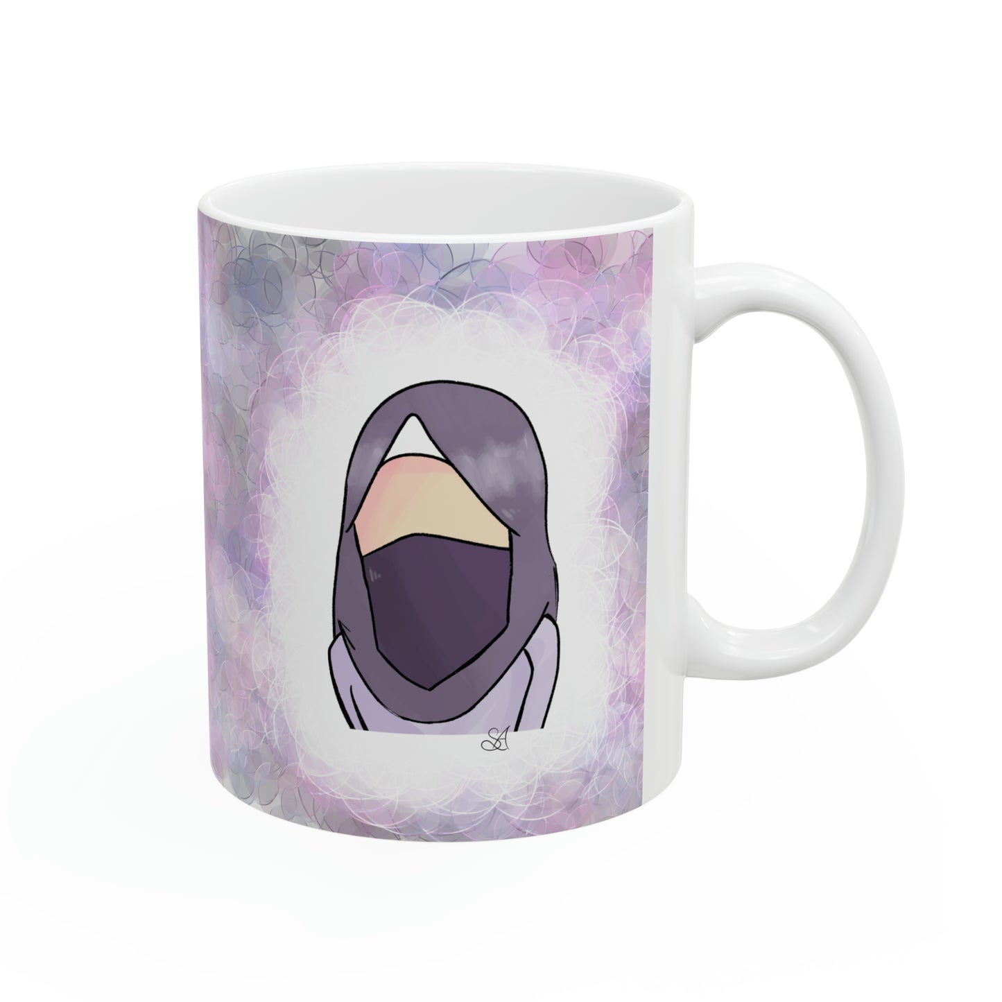 Ruqayyah Ceramic Glossy Double-Sided Mug