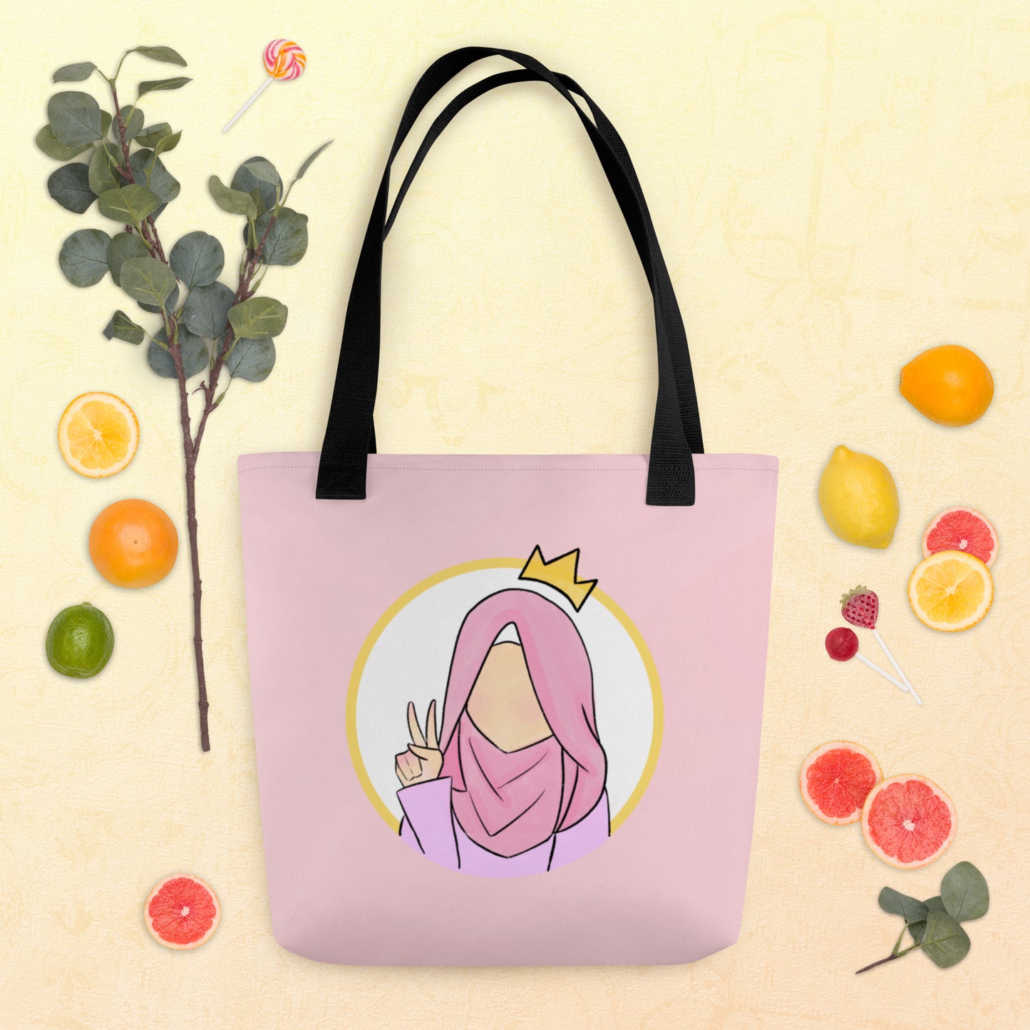 Noora - Hijabi Hues Trendy Muslimah Tote Bag