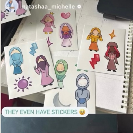 @natashaa_michelle tried our sticker bundle and loved it!