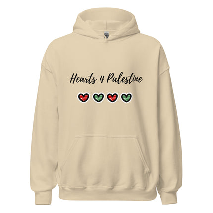 Cozy Hearts 4 Palestine Unisex Hoodie