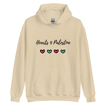 Cozy Hearts 4 Palestine Unisex Hoodie